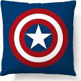 Moodadventures | Kinderkamer | Kussenhoes Superhelden Captain America | 45 x 45 cm.