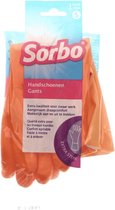 Sorbo Huishoudhandschoen - Maat S - Oranje - 1 paar