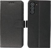 Samsung Galaxy S21 Plus Hoesje - Book Case Telefoonhoesje - Kaarthouder Portemonnee Hoesje - Wallet Cases - Geschikt voor Samsung Galaxy S21 Plus - Zwart
