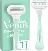 Bol.com Gillette Venus Deluxe Smooth Sensitive Scheersysteem Voor Vrouwen - Scheermes aanbieding