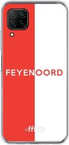 6F hoesje - geschikt voor Huawei P40 Lite -  Transparant TPU Case - Feyenoord - met opdruk #ffffff