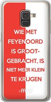 6F hoesje - geschikt voor Samsung Galaxy A8 (2018) -  Transparant TPU Case - Feyenoord - Grootgebracht #ffffff