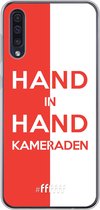 6F hoesje - geschikt voor Samsung Galaxy A50s -  Transparant TPU Case - Feyenoord - Hand in hand, kameraden #ffffff