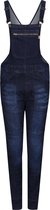 Motogirl Irene motorjeans tuinbroek blauw "Dungri" AA-keur - Maat XL / UK16