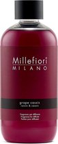 Millefiori Milano Navulling voor Geurstokjes 250 ml - Grape Cassis