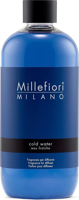 Millefiori Milano Navulling voor Geurstokjes 500 ml - Cold Water