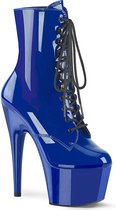 Pleaser Plateau Laarzen, Paaldans schoenen -37 Shoes- ADORE-1020 Paaldans schoenen Blauw