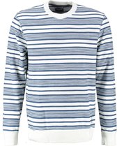 Jack & jones blauw gestreepte stretch sweater - Maat L