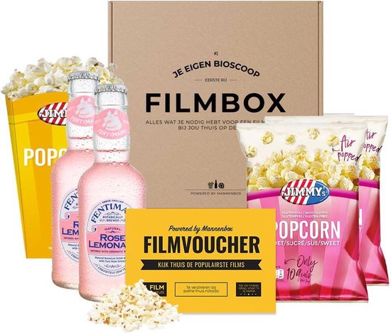 Filmpakket met Rose Lemonade - je eigen thuisbioscoop! | Filmbox Pathé Thuis | Cadeau voor haar - Cadeau voor vrouwen | Verjaardag cadeau vrouw