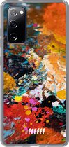 6F hoesje - geschikt voor Samsung Galaxy S20 FE - Transparant TPU Case - Colourful Palette #ffffff
