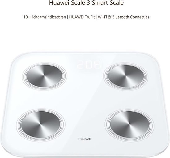 Huawei Scale 3 - Personenweegschaal - Wit | bol.com