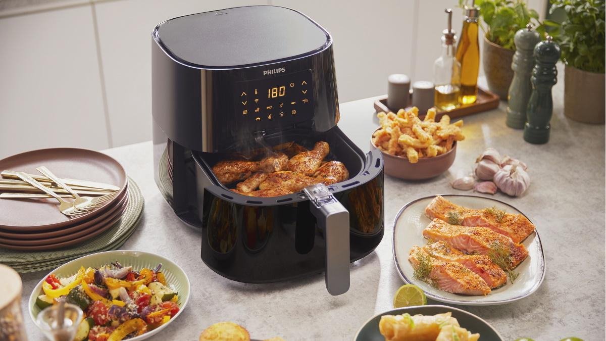 Philips Airfryer XL Essential HD9280/90 - Hetelucht friteuse - App connect  | bol