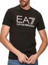 EA7 EA7 Train Visibility T-shirt - Mannen - zwart - wit