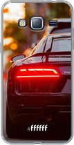 Samsung Galaxy J3 (2016) Hoesje Transparant TPU Case - Audi R8 Back #ffffff