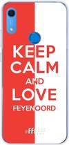 6F hoesje - geschikt voor Huawei Y6s -  Transparant TPU Case - Feyenoord - Keep calm #ffffff