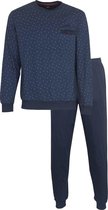 Paul Hopkins Heren Pyjama Navy Blauw PHPYH1003A - Maten: S