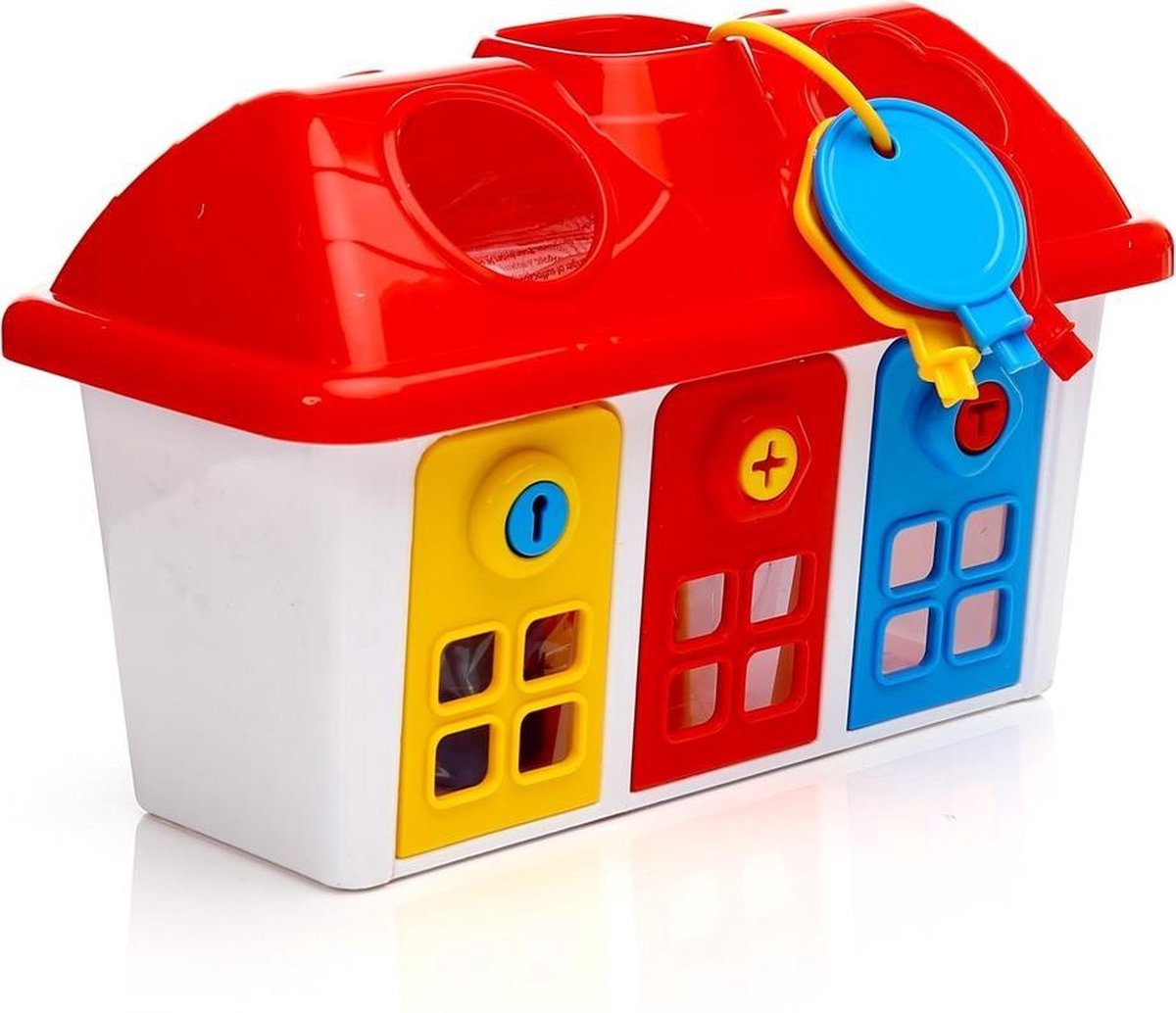 Vormenstoof - Huis - Blokkendoos - Sleutels - speelgoed 1 jaar | bol.com