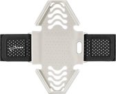 Bracelet de course BoneCollection Universal Run Tie Black (S) - la conception en relief améliore la circulation; anti-transpiration et résistant à la saleté.