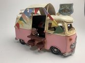 Foodtruck Crepe Roze Metaal retro look