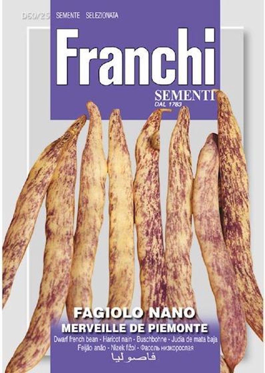 Fr Fagiolo Nano Merveille del Piemonte 60/25