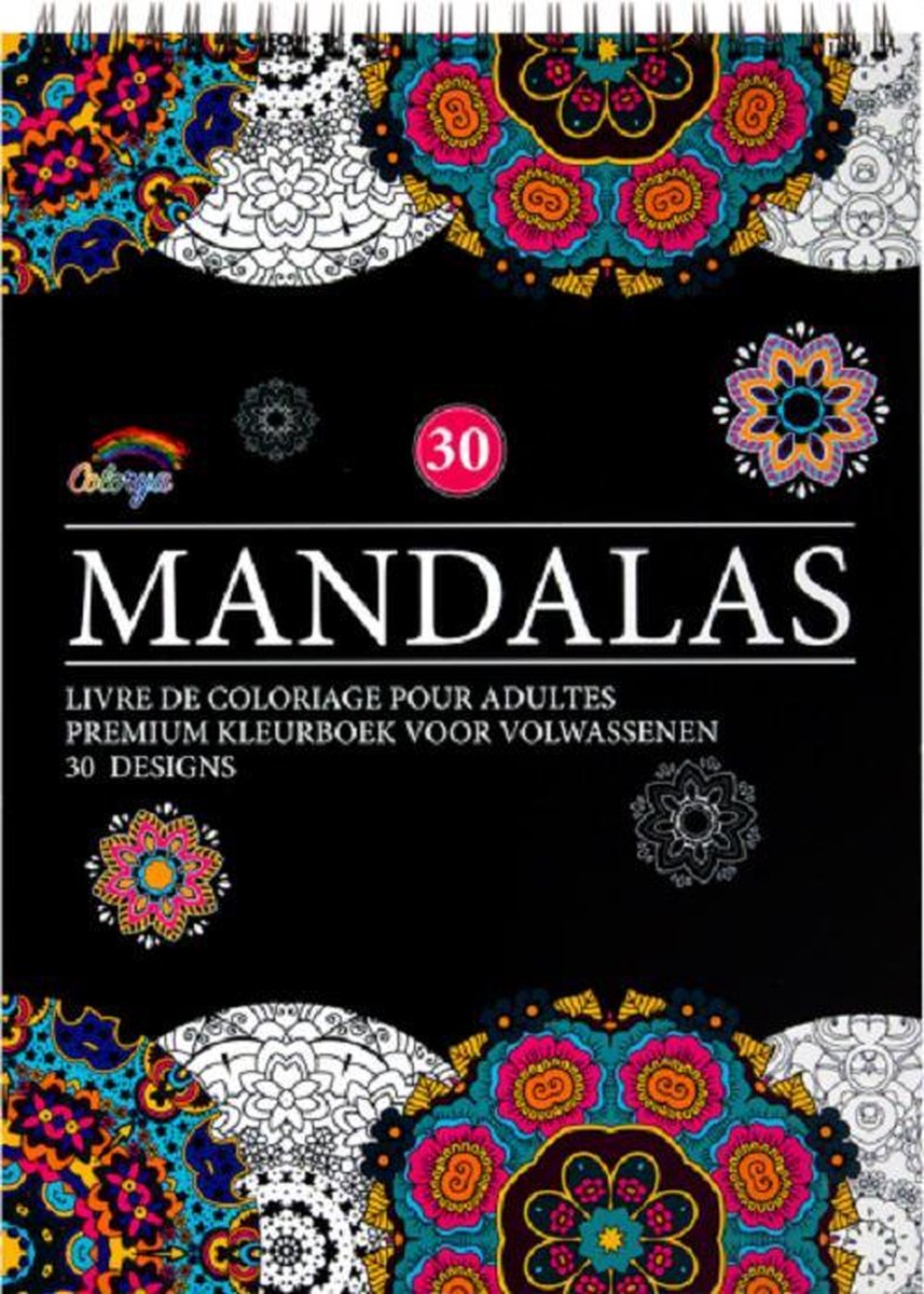 Mandalas Kleurboek voor volwassenen colorya