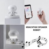 Xoopar - Mini Xboy - 3 W Mono - Bluetooth box - Metal - 2 in 1 - Makkelijk oplaadbaar - Selfie & Portable speaker - Hippe krachtige speaker - Bluetoothbox robot