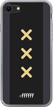 6F hoesje - geschikt voor iPhone SE (2020) - Transparant TPU Case - Ajax Europees Uitshirt 2020-2021 #ffffff