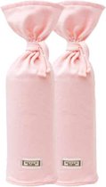 Meyco Baby Uni kruikenzak - 2-pack - light pink