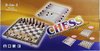 Afbeelding van het spelletje WingRepublic-Houten Schaakspel en Damspel en Backgammon -Reisspel- 3 in 1spellen  - Reiseditie
