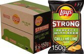 Lay's Strong Chilli Lime Chips 9 x 150 gram