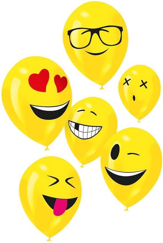 24 Ballonnen Emoji , Verjaardag, Feest