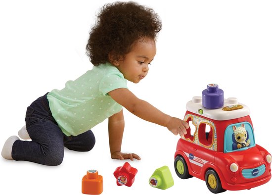 VTech Baby Vrolijke Vormenauto - Educatieve Speelgoed Auto - Activity Center - 1 tot 3 Jaar van Vtech — afbeelding 3