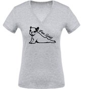 T-shirt - women - medium - free spirit - dog - free spirit