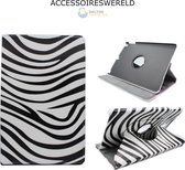 Apple iPad 10.2 2019/2020 Bookcase - 360 graden draaibaar hoesje - Zebra Print