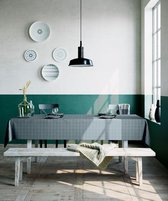 Mistral Home Tafelkleed - 150x250 cm - Gerecycleerd Tafellaken - Duurzaam - Katoen Polyester - Donkerblauw
