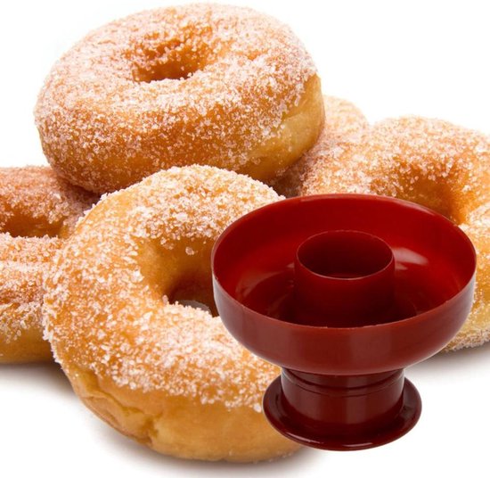 Donut vorm - Uitsteekvorm - Donut maker - Bagel mal - Bakvorm - Donutvorm - Bruin