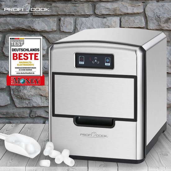 ProfiCook PC-EWB 1187 ijsblokjes maker 180 W 15 kg/24u Zilver