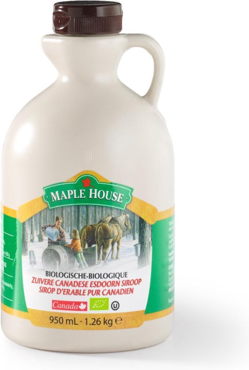 Canadese Maple Syrup - Esdoorn siroop - Grote fles van 95cl | bol