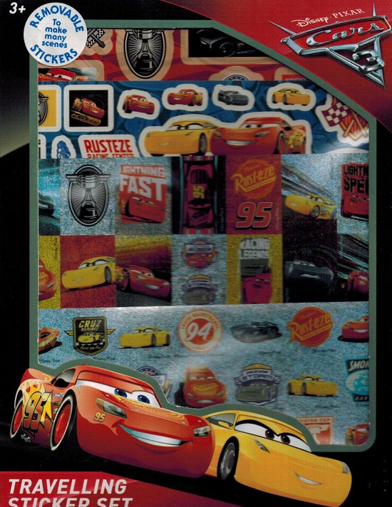 Sticker reis set Cars 3