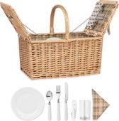 Picknick - Picknickmand - Picknick mand - Picknick mand 4 personen - Piknikmand