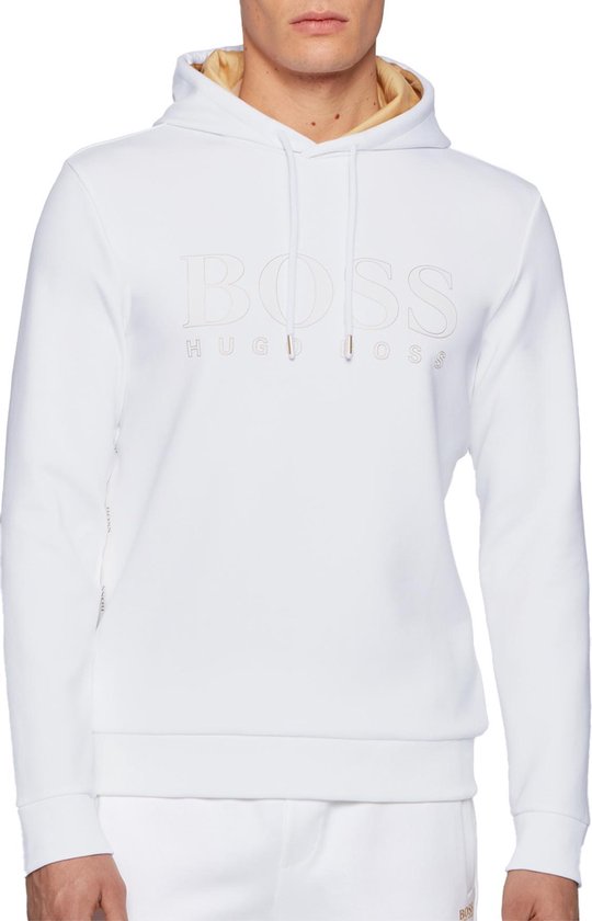 Hugo Boss Hugo Boss Soody 2 Trui - Mannen - wit/goud
