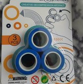 Magnetic Rings goedkoop- Magnetische Ringen - Fidget Toy -gezien op Tik Tok - pop it - donkerblauw