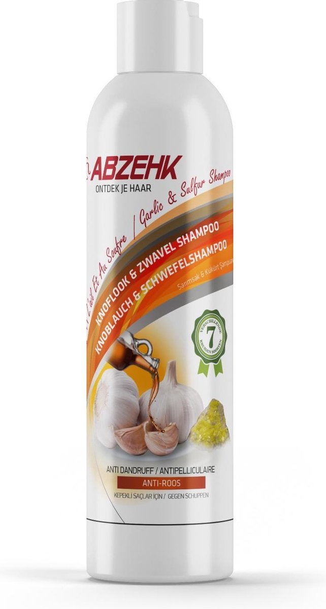 ABZEHK Zwavel Shampoo, 400ml - Anti Roos / Haaruitval