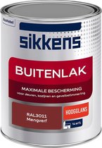 Sikkens Buitenlak - Verf - Hoogglans - Mengkleur - RAL3011 - 1 liter