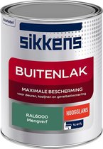 Sikkens Buitenlak - Verf - Hoogglans - Mengkleur - RAL6000 - 1 liter