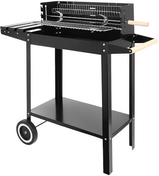 EASTWALL Barbecue trolley - mobiel - met zijtafel - RVS — afbeelding 2