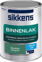 Sikkens Binnenlak - Verf - Zijdeglans - Mengkleur - RAL6000 - 1 liter