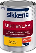 Sikkens Buitenlak - Verf - Hoogglans - Mengkleur - RAL1023 - 1 liter