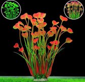 ✿BrenLux Aquarium decoratie - Koraal - Kunstplant Aquarium Fluo - Planten voor aquarium - Mooie neon planten –Planten Groen multi bloemen - Aquariumdecoratie - Aquariumversiering - Benodigdhe