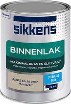 Sikkens Binnenlak - Verf - Zijdeglans - Mengkleur - RIJKS zacht bruin - 1 liter